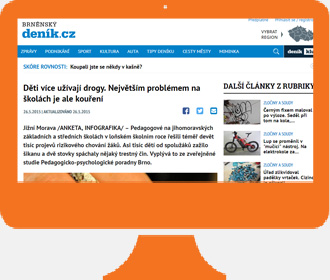 Zajištění publicity studie o rizikovém chování žáků