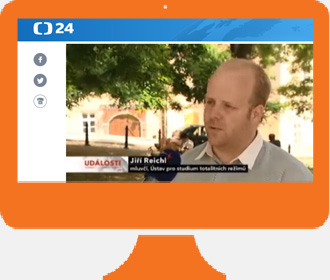 Reportáž ČT24 — ÚSTR